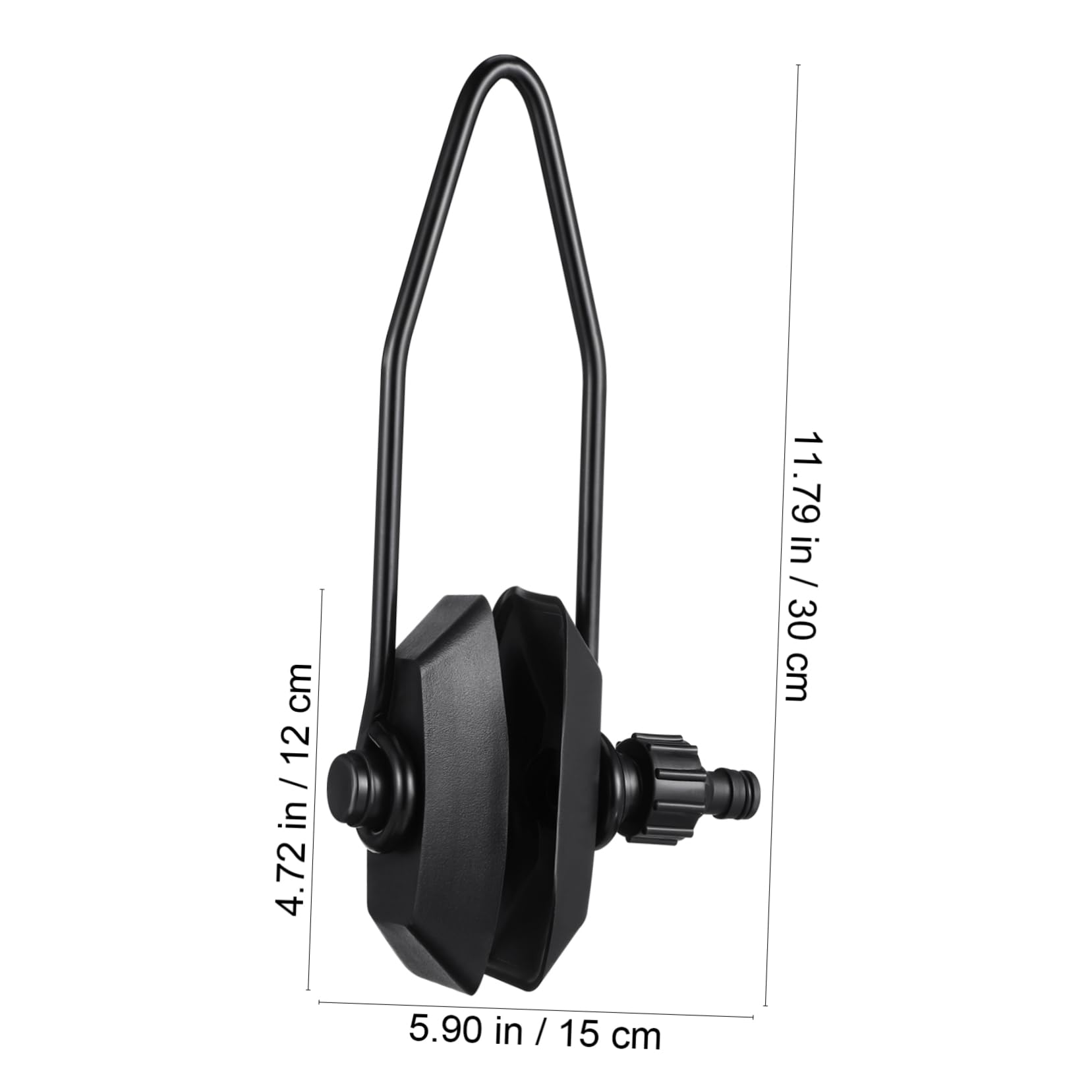 HOLIDYOYO Outboard Motor Flusher Muffs for Use Black Boat Engine Cleaning Accessory Lower Unit Flush Compatible with Side Water Inlet Ports Durable Design