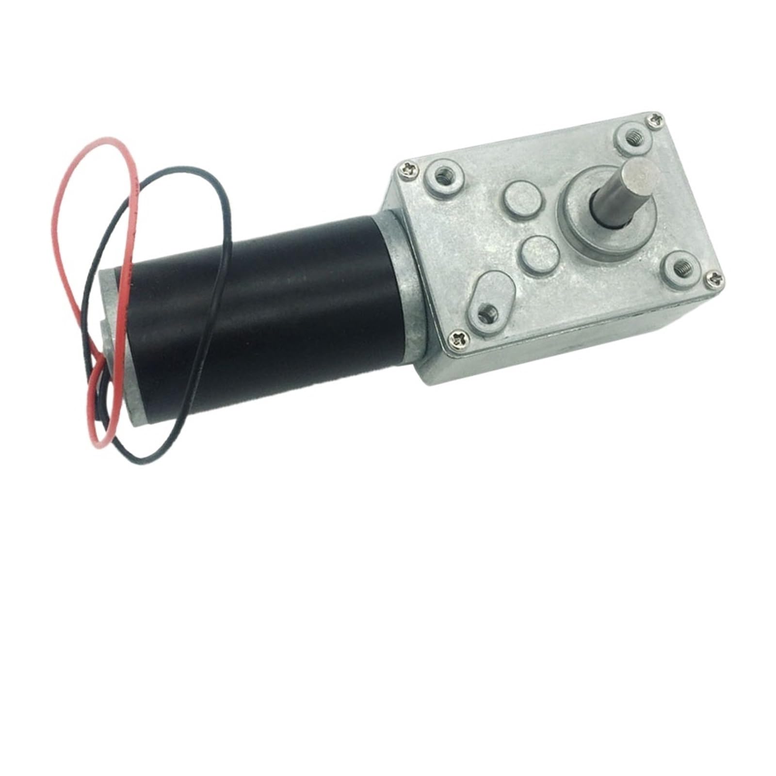 Getriebemotor 24V 1.6-70kg Hohe D-Welle 12V 7-470RPM Selbstsichernder Drehtischmotor A58SW31ZY (A-Paket, 5RPM, 12V)