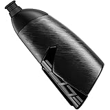Elite Crono CX Carbon Cage and 500ml Aero Bottle – UCI Compliant Aerodynamic Hydration Kit for Time Trials and Triathlons, Lightweight Carbon Fiber Performance