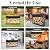 ECOTRIC 6FT Firewood Rack with Waterproof Cover for Outdoor Indoor Wood Log