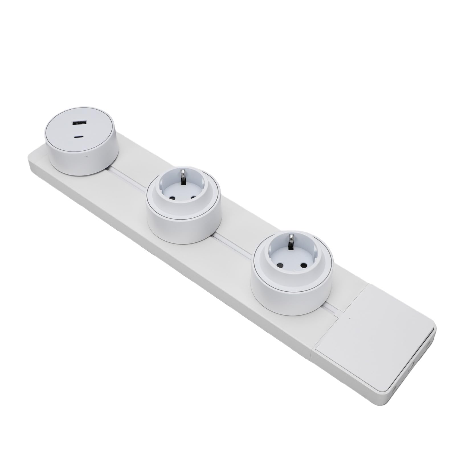 Generic di Binari Multipresa con Porta USB da Cucina per Sottopensile da 40 Cm Design Durevole in Lega di Alluminio per Casa e Ufficio