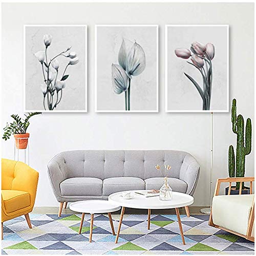 Images de fleurs pour le salon et affiche toile chambre 50x70cm