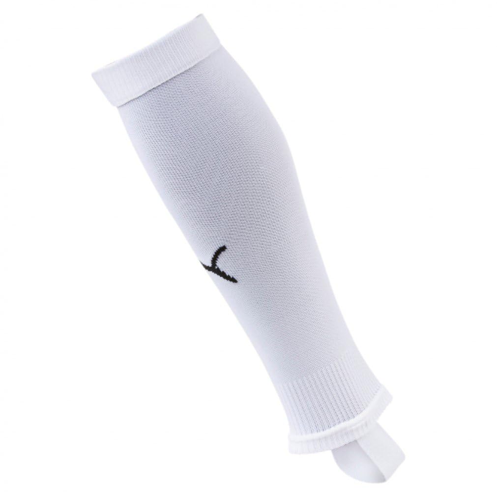 PUMA Men's Team Liga Core Football Socks, Puma White-Puma Black, 1 UK