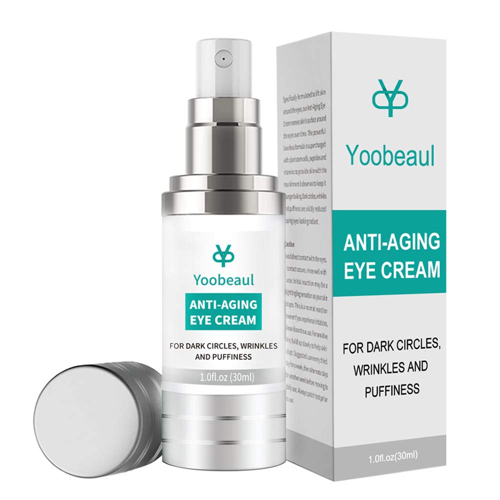 Eye Serum Anti Aging Bags & Dark Circle Eye Cream for Men to Reduce Dark Circles,Puffiness,Crows Feet & Fine Lines, Male Eye Wrinkle Cream What Works for Eye Wrinkles, Rich in Hyaluronic Acid Vitamin