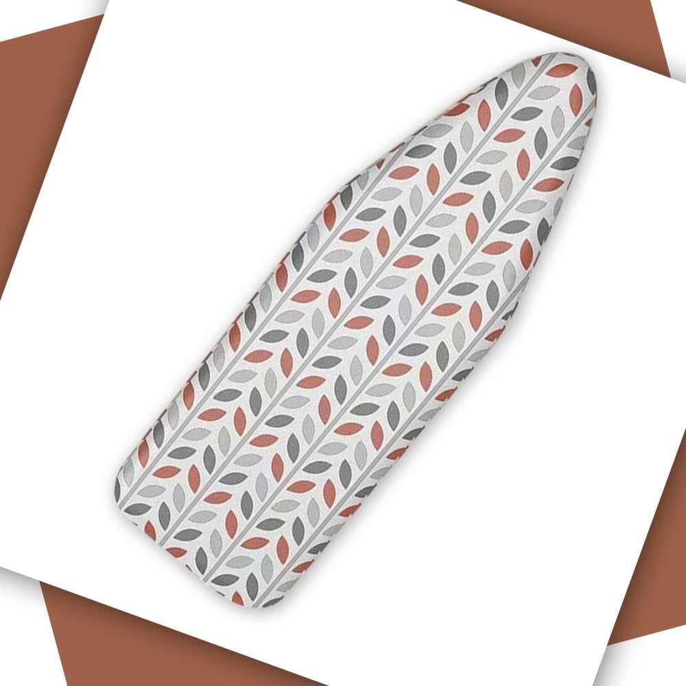 Replacement Ironing Board Cover and Pad Ironing Board Cover Adjustable 36x12 43x13 48x15in Cotton Ironing Board Pad with Drawstring Clip(Red,43x13in(110x33cm))