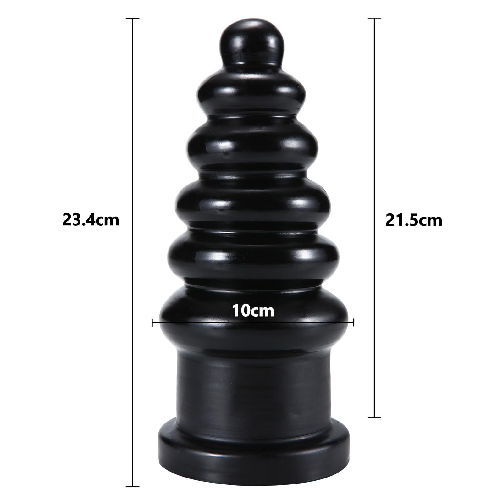 BDSMJOY Buttplug Analdildo XXL Consolador gigante, tapón anal grande con ventosa, cuentas anales Juguetes anales sexo extremo Expansor anal Juguete sexual de fisting