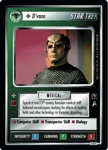 Decipher Star Trek CCG 1E MM Mirror Mirror D'EVANO 110C