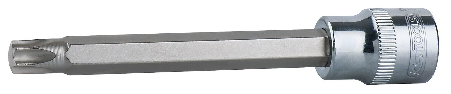 KS Tools 918.4012 3/8" CHROMEplus Bit socket TX, long, T25