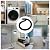 uxcell Flexible Molding Trim, 20 Inch Flexible Quarter Round Molding Silicone Peel and Stick Trim Self Adhesive Shower Water Barrier for Corner Decor Bathroom Kitchen, Black