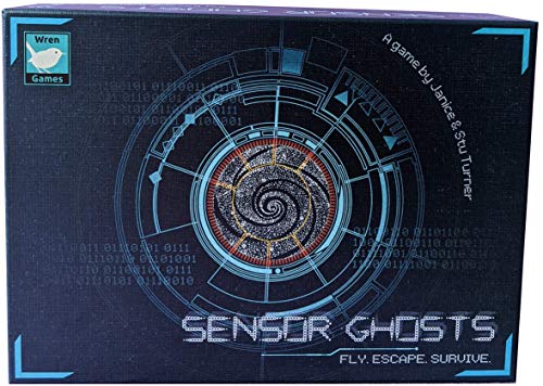 Wren Games Sensor Ghosts, un juego de cartas de rompecabezas de laberinto móvil (cooperativo o solo)