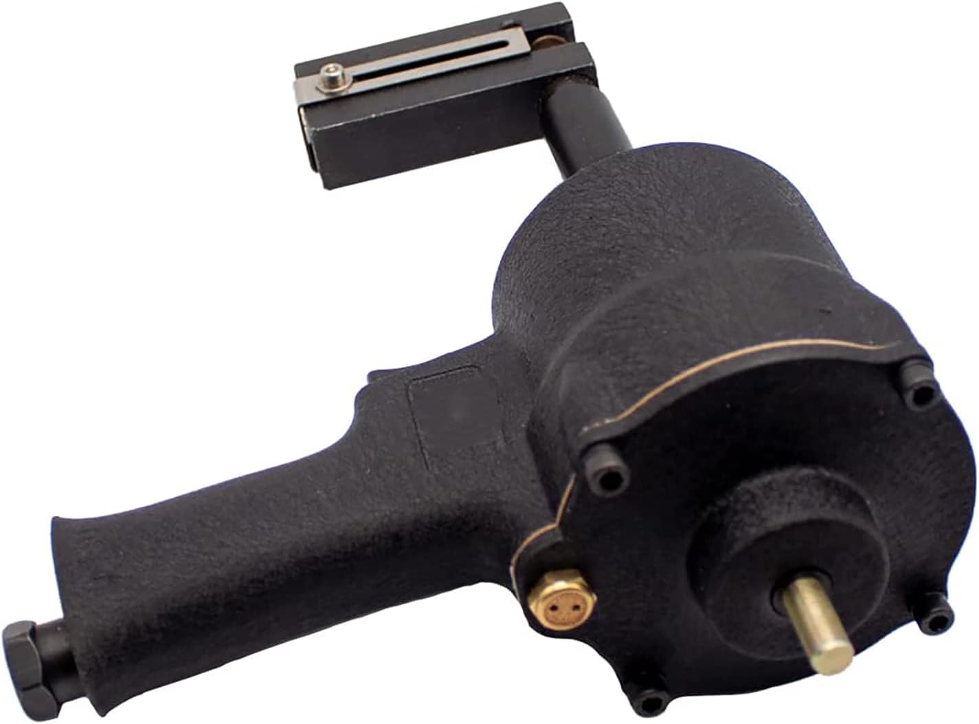 Pneumatyczny pistolet pneumatyczny – regulowany dziurkacz pneumatyczny 3,2-8 mm z głowicą zaciskową 360° i metalową płytką do wydajnego pchania w różnych zastosowaniach