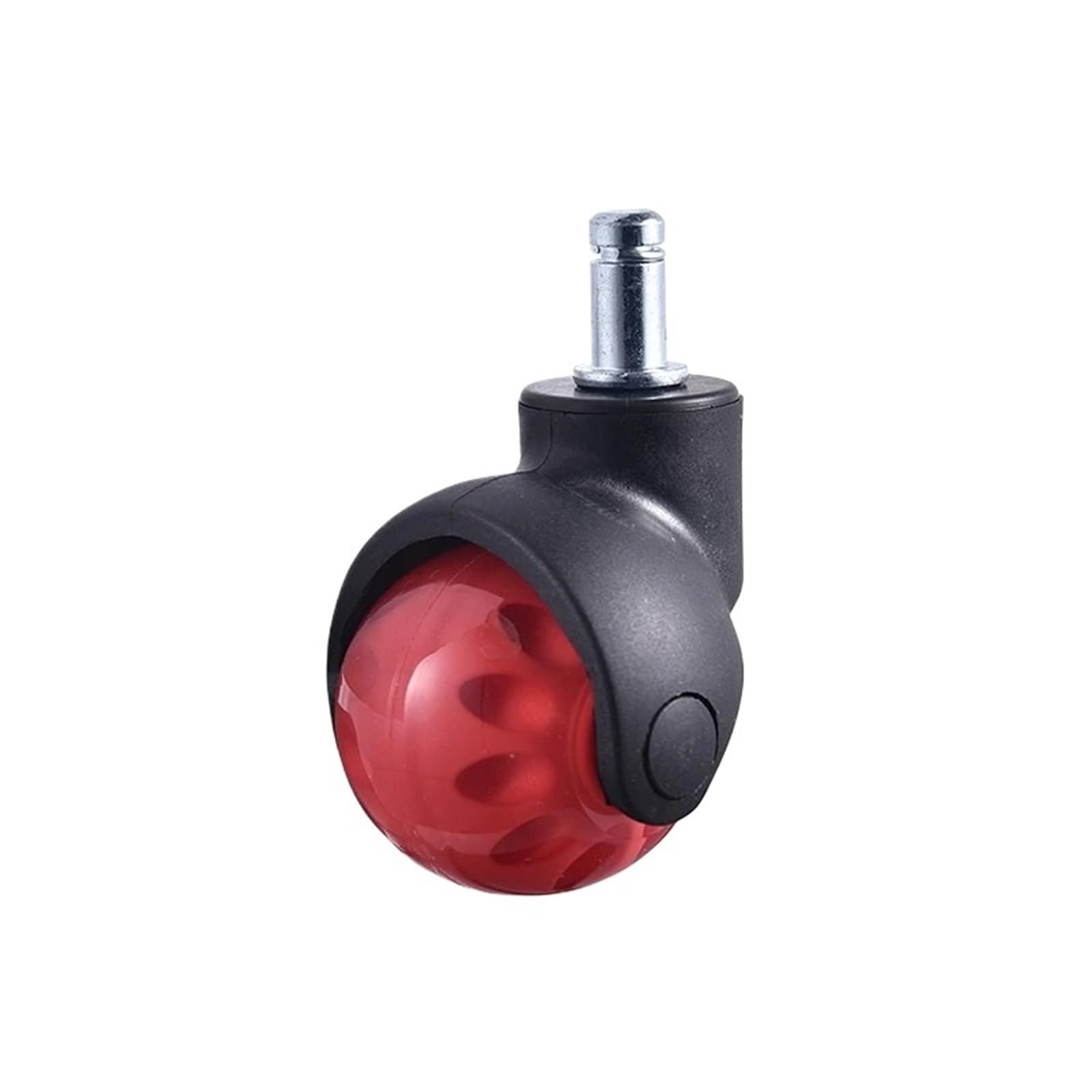 5 pezzi da 2 pollici ruote di ricambio for sedia ufficio, silenziose e scorrevoli, for scrivania, resistenti, universali Per Sedie Da Gaming(Black)