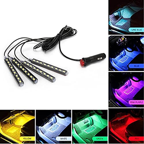 Car lights interior,Car led strip lights,Led lights for cars,Interior lights for your car,Atmosphere Neon Lights Strip DC 12V (red) - Thumbnail 6