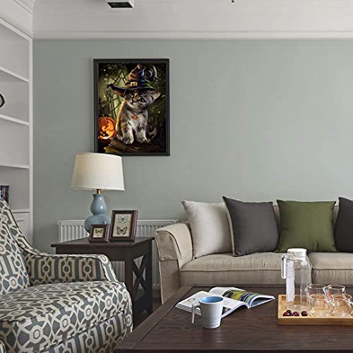 Acengxi Halloween Paint By Numbers Halloween Diy Paint By Numbers Kits Black Cat Diy Canvas Paint By Numbers Pumpkin Acrylic Painting Home Decor Paint By Number For Adults Kids Pumpkin Light 16X20In #TOP3