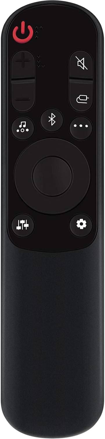 AKB76038001 Infrared Replace Remote Applicable for LG Soundbar S90QY SP9YA DS80QR SP8YA DS95QR S75QR S65Q SP7 SP9YT S95QR WTP3 SP9A SP8A SPP11M-SL SP7Y S80QY SP11RA SPP11M-SR SPQ9-SL SPQ9-SR S78S2-S - Thumbnail 2