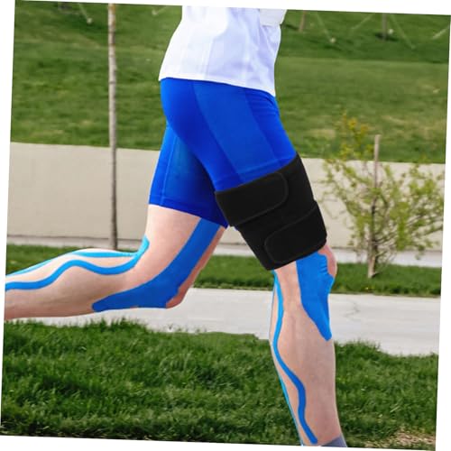 Faja deportiva ajustable para muslo Happyyami talla grande miniatura 6