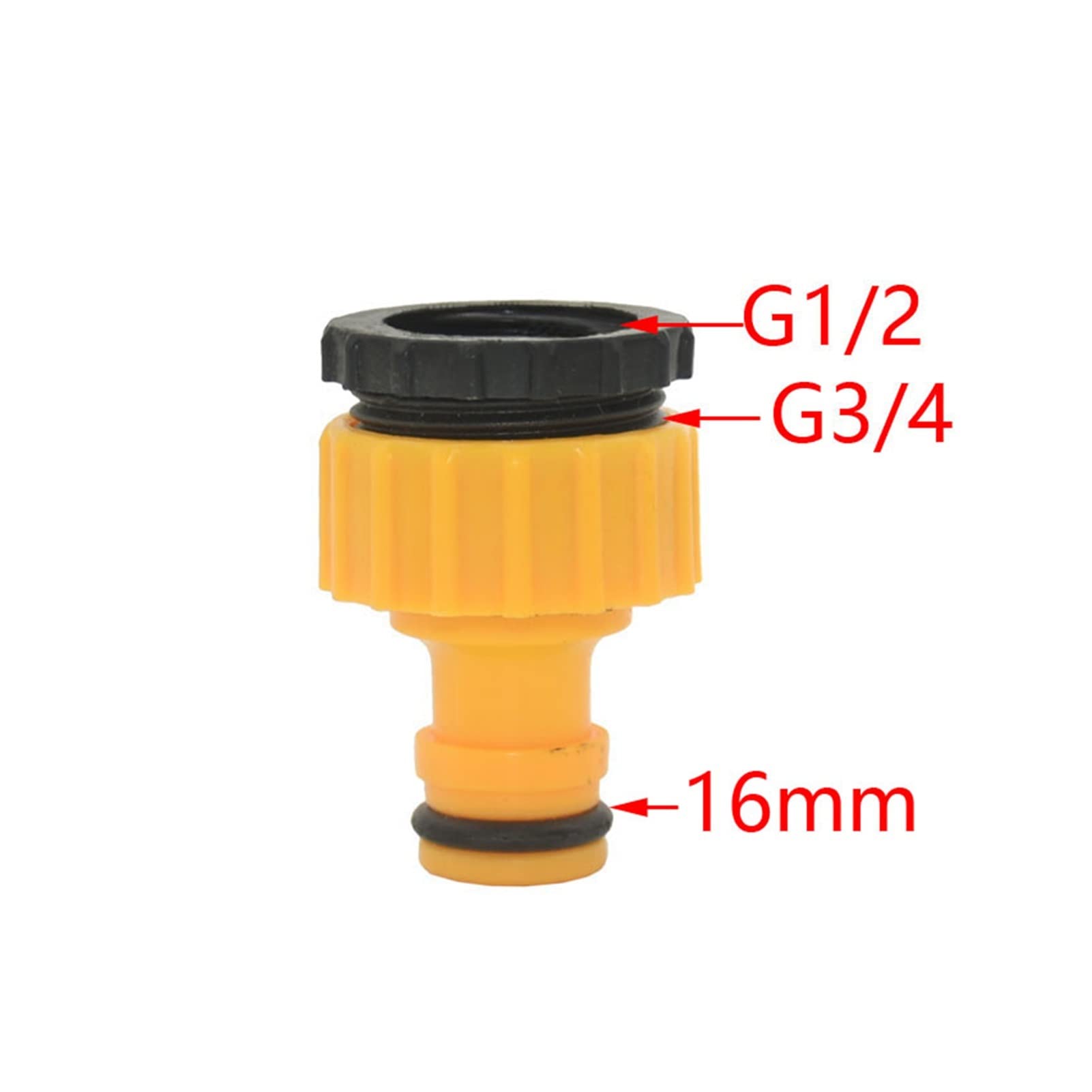 Adaptador de manguera de plomería de jardín Jardín Acoplamiento rápido 1/2 3/4 1 pulgada de hembra a 5/8 pulgadas Faucet Adaptador de acoplamiento rápido Lavado de autos Accesorios de pistola de agua