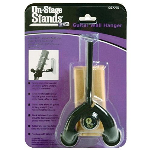 On-Stage Stands GS7730 Support mural mini pour guitare/embase rectangulaire en bois - Les Beatles, Paul McCartney, John Lennon, RIngo Starr, George Harrison On-Stage Stands GS7730 Support mural mini pour guitare/embase rectangulaire en bois – Image 4
