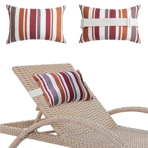Cojines impermeables Sunlounger contra asientos incómodos en sillas de terraza 2
