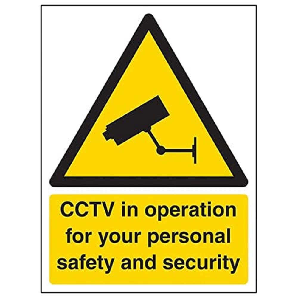 V Safety Warning Security - CCTV In Operation For Your Personal Safety¿ - 150 X 200mm