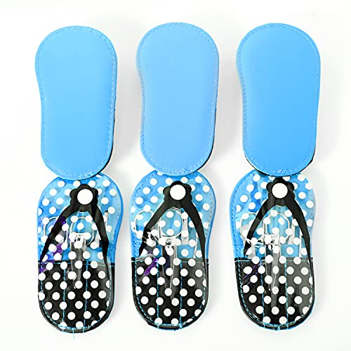 Spove Polka Dot Flip Flop Manicure Sets Manicure Kit Personal Care pack of 6 Blue