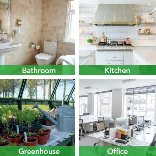 Power 6 Inch Soffit Air Vent 304 Stainless Steel Round Bull Nosed Screen Mesh For Home Bathroom, Kitchen, Office Ventilation, 2-Pack, Silver #TOP7