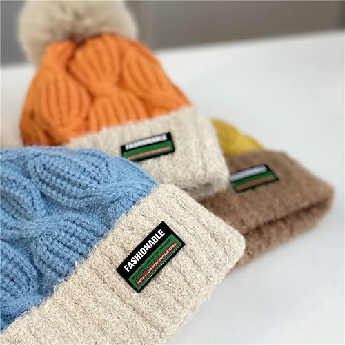 Gorro cálido para niños gorros de invierno con bufanda conjunto de dos piezas con orejeras 6