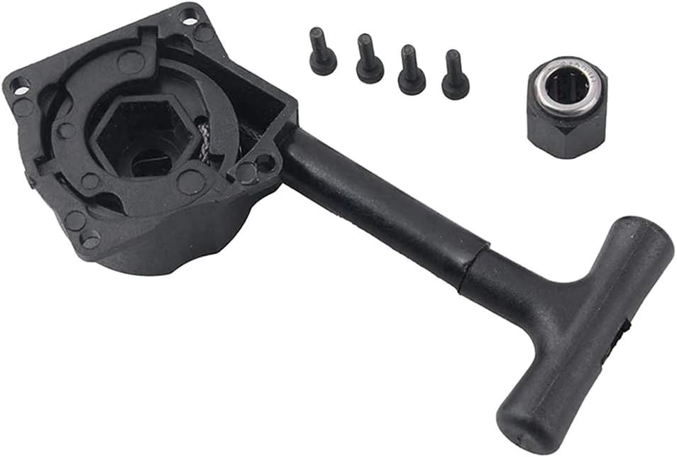 WOWOWO Kids Toys Pull Starter Recoil Start Kit for RC Car 1/10 R025 R020 HSP 18 Nitro Vertex VX