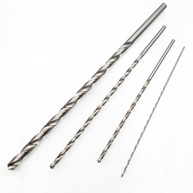 Foret hélicoïdal Extra-long de 1 à 20mm, 10 pièces, 160/300mm, métal, bois, plastique, HSS, acier rapide, tige droite, foret hélicoïdal(2x200mm 10pcs)