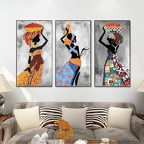 JACBON Peinture abstraite femmes africaines Cover