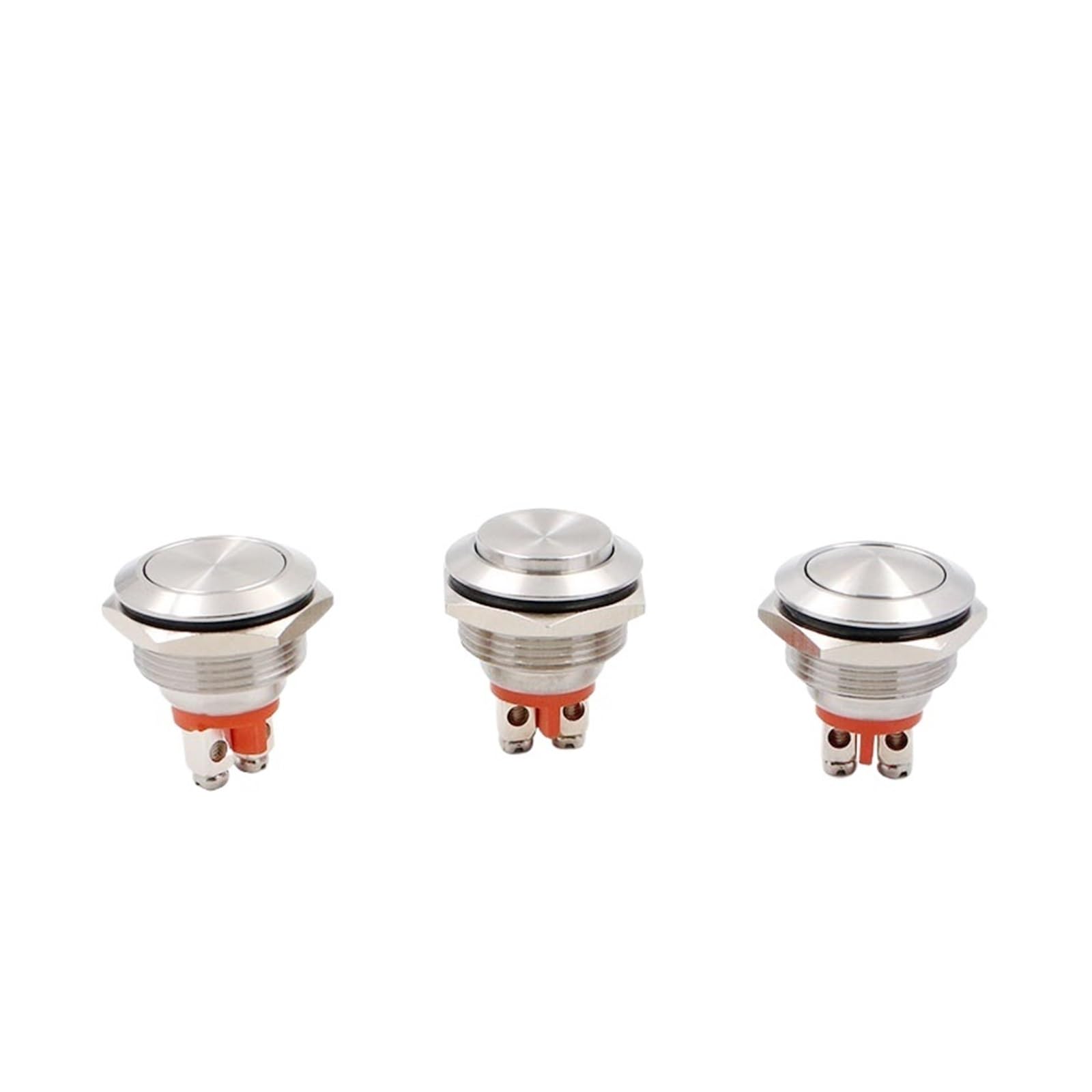 Bouton poussoir NC 19mm pour tableau de bord et commande domotique