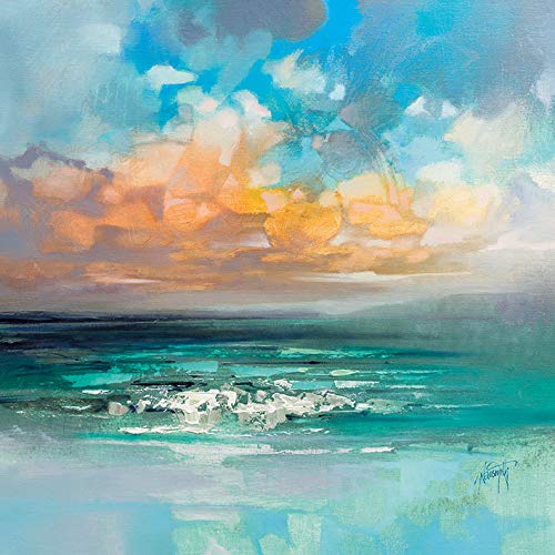 Scott NaismithWDC97328 60 x 60 cm Hebridean Water Canvas Print, Multi-Colour, 60 x 60 x 3.8 cm
