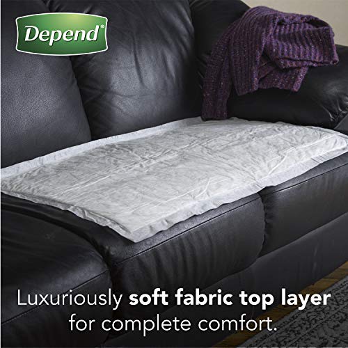 Depend Underpads (Formerly Bed Protectors) For Incontinence, Disposable, 36"X 21", Slip Resistant, Overnight Absorbency, 24 Count (2 Packs Of 12) (Packaging May Vary) #TOP6