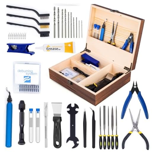 3D Printing Tool Set with Wooden Organizer