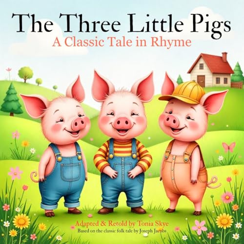 The Three Little Pigs: A Classic Tale in Rhyme (Illustrated)
