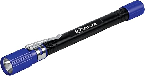 Performance Tool Linterna LED Nichia súper brillante 20202 con carcasa de aluminio anodizado y clip de bolsillo, diseño compacto y duradero