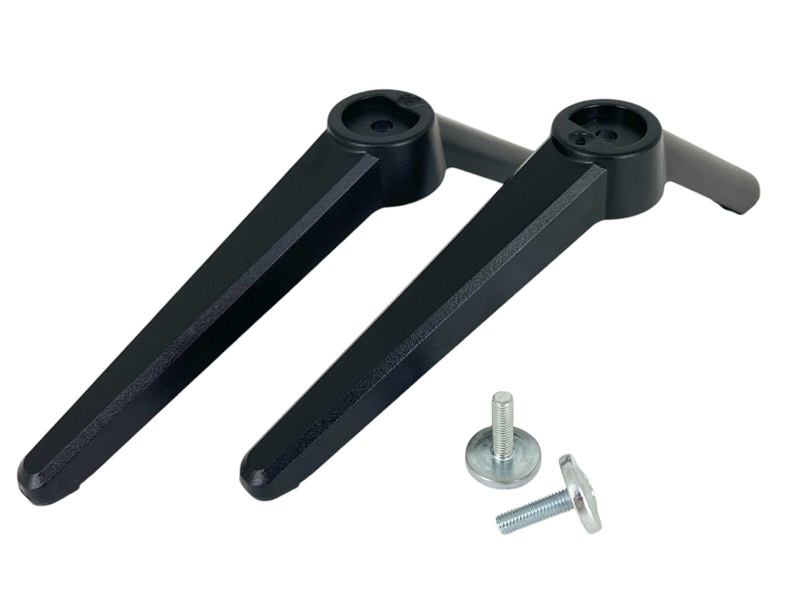 Original TV Base Stand Left and Right Leg Pair Feet with Screws Compatible for JVC LT-32CA120(A) LT-40CA330 Smart 4K Ultra HD HDR LED