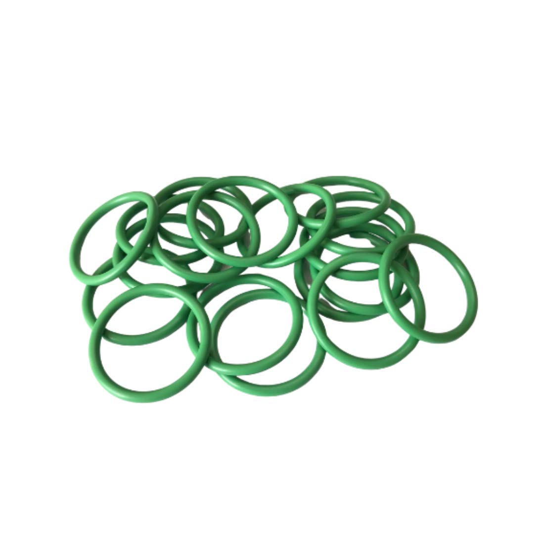 1 junta tórica verde 350 mm x 8 mm | Caucho Fluorescente - FKM/FPM Junta de goma Oring 350 x 8 dureza 75 ShA | Juego de juntas de goma | Surtido de juntas tóricas | Juego de juntas sanitarias