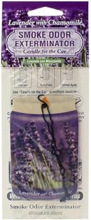 Smoke Odor Exterminator Candle for the Car, Lavender and Chamomile
