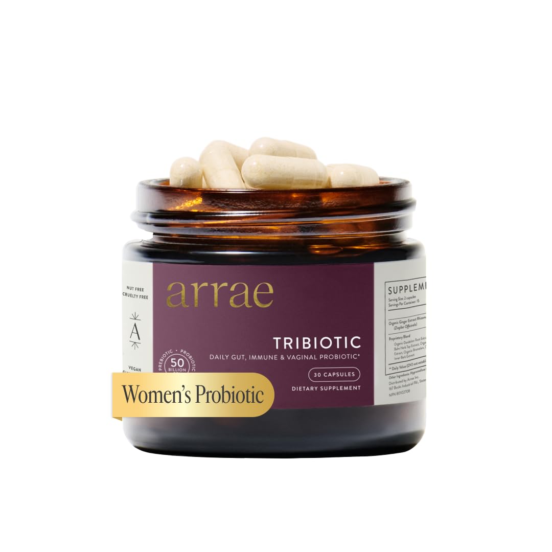 Tribiotic Women's All-in-1 Probiotic, 50B CFU, Gut & Vaginal Health, 30 Ct 30 Count (Pack of 1)