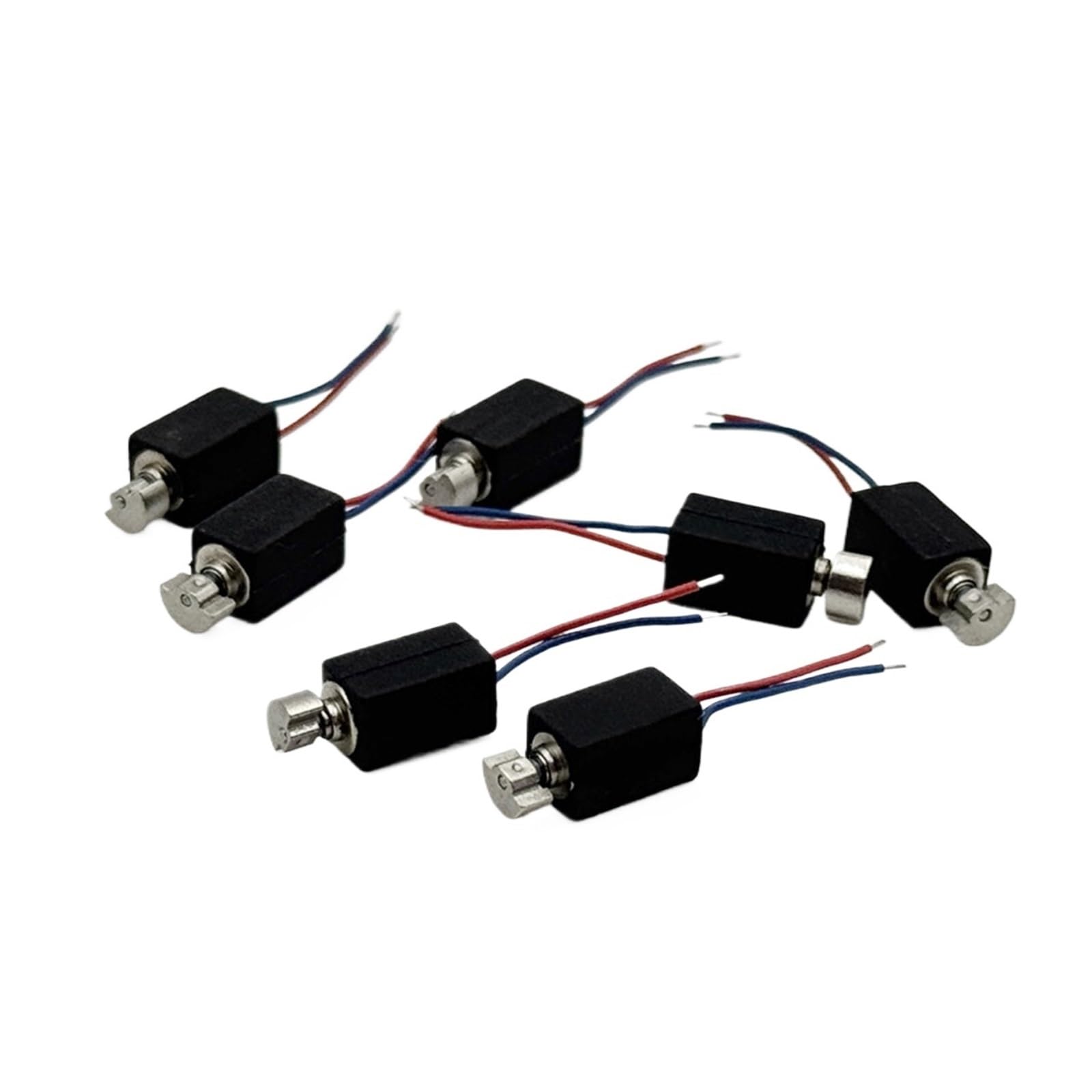 AUOQKQUT 10PCS Vibration electronic starter Coreless Vibrator 4 * 8mm DC 3V 3.7V electronic starter