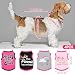 4 Stück Chihuahua-Kleidung, süße Hundehemden Mädchen, für kleine Hunde, weich, bequem, rosa, XXS, Hundekleidung, Haustierkleidung, Hemd für Teacup-Hunde, Yorkies, Welpen, Kätzchen