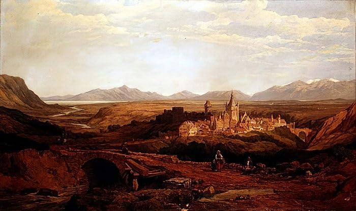 Tableau peinture George Clarkson Stanfield impression d'art sur toile 60x90cm