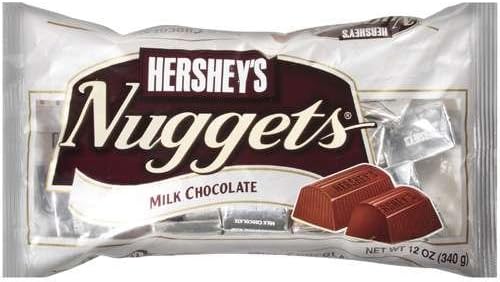 Hershey's, Nuggets, Milk Chocolate, 12oz Bag (Pack of 4)