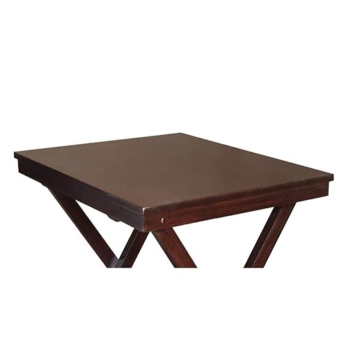 fplus™ Multipurpose Wooden Folding Table (18x20x24 Inches (WxDxH