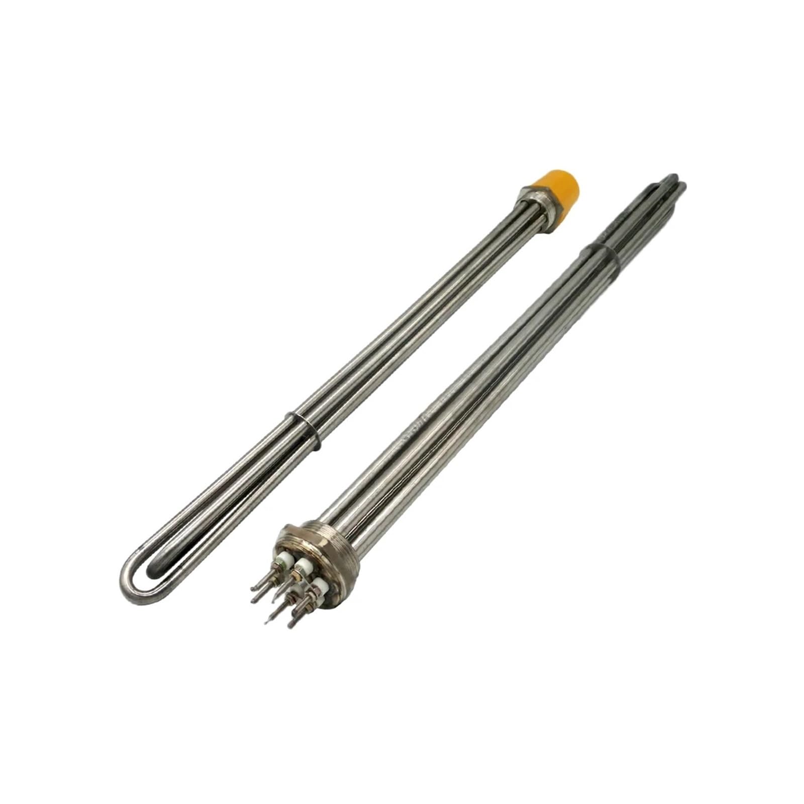 1,5"/DN40 304 Grzałki ze stali nierdzewnej, Ogrzewanie elektryczne wody, Rura przedłużająca 600 mm, Zbiornik na wodę do ogrzewania słonecznego 380 V 9 kW/12 kW(12KW DN40 600mm304SS)