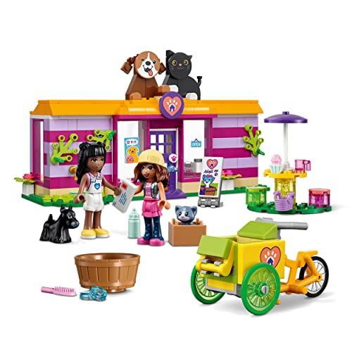 LEGO 41699 Friends Tieradoptionscafé, Heartlake City Spielset mit Tieren und Mini-Puppen zur Rettung der Tiere… – Bild 3
