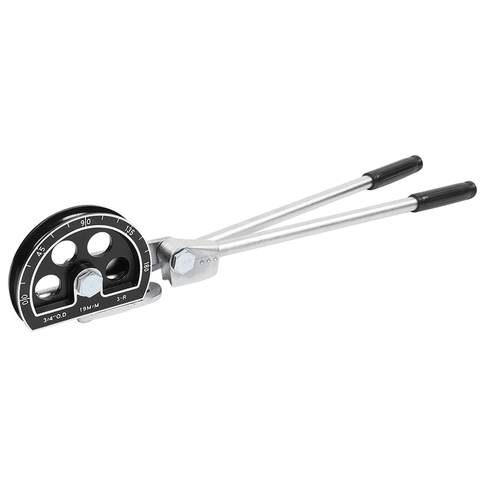 Generic Giętarka do Rur 19 Mm Stal + Aluminium Trwała 180° Giętarka do Rur Miedzianych, Narzędzie Ręczne dla Hydraulików, Model CT-364-12