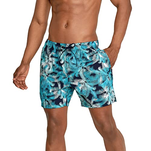 Speedo Men's Swim Trunk Short Length Redondo Comfort Liner Print3