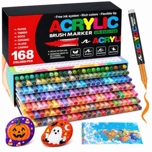 Efimeso 168 Feutres Acryliques Pinceau